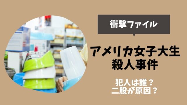 衝撃ファイル アメリカ ジョージア州の女子大生殺人事件の真犯人は とまとまり木