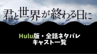 君と世界が終わる日に の黒幕は自衛隊 考察動画 Tv版全話ネタバレ結末 とまとまり木